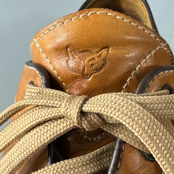 Exquisite Paola Da Ponte British Tan Leather Shoes, Men\